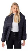 Jaqueta Feminina Puffer Bobojaco Com Capuz Nylon Impermeável - Versalis