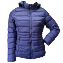 Jaqueta Feminina Puffer com Capuz Removível Facinelli Toque Macio
