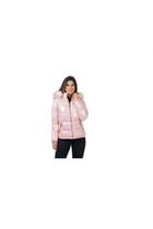 Jaqueta Feminina Puffer Kla Metalizada Rosa