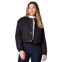 Jaqueta Feminina S&V Bomber Preto