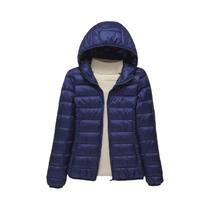 Jaqueta Feminina Slim Fit De Pluma De Pato Branca Moda Inverno Portátil À Prova De Vento 2023