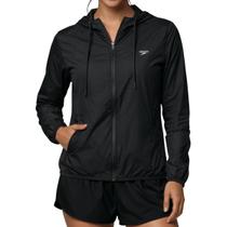 Jaqueta Feminina Speedo Corta Vento Essential Preta - 10933 Jaqueta Feminina Speedo Corta Vento Essential Preta - 10933