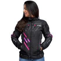 Jaqueta Feminina X11 Iron 3 Sporadic Rosa Roxo Impermeável Jaqueta Feminina X11 Iron 3 Sporadic Rosa Roxo Impermeável