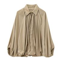 Jaqueta feminina Xunger Puffed Bomber, tamanho grande, cáqui, tamanho M Jaqueta feminina Xunger Puffed Bomber, tamanho grande, cáqui, tamanho M