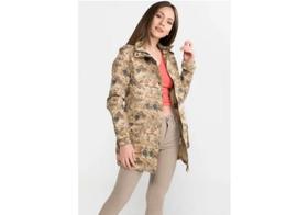 Jaqueta Feminino Manga Longo Vena Safari Jaqueta Feminino Manga Longo Vena Safari
