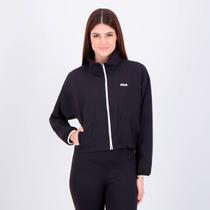 Jaqueta Fila Essential Floating II Feminina Preta e Branca Jaqueta Fila Essential Floating II Feminina Preta e Branca