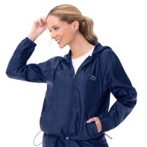 Jaqueta Fitness com Capuz Navy Jaqueta Fitness com Capuz Navy