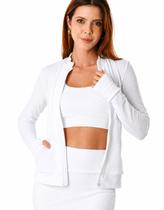 Jaqueta Fitness Feminina Tela Hope Resort Com Abertura Para Polegar Jaqueta Fitness Feminina Tela Hope Resort Com Abertura Para Polegar