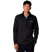 Jaqueta Fleece Columbia Masculina P Sweather Weather Preto Jaqueta Fleece Columbia Masculina P Sweather Weather Preto