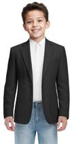 Jaqueta formal Sailiiny para meninos, Slim Fit, preta, tamanho 6 Jaqueta formal Sailiiny para meninos, Slim Fit, preta, tamanho 6