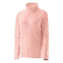 Jaqueta Gola Alta Fleece Salomon Polar LT FZ Rosa Feminino Jaqueta Gola Alta Fleece Salomon Polar LT FZ Rosa Feminino