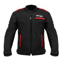 Jaqueta Gp Tech Essence C/ Proteções Preto/Vermelho Jaqueta Gp Tech Essence C/ Proteções Preto/Vermelho