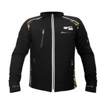 Jaqueta Gp Tech Soft Casual C/ Proteções Camuflado/Preto Jaqueta Gp Tech Soft Casual C/ Proteções Camuflado/Preto
