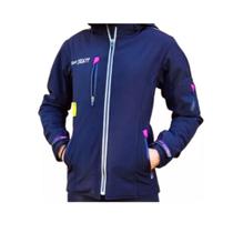 Jaqueta Gp Tech Soft Casual Resistente A Água Preta/Rosa Feminina