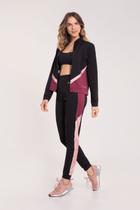 Jaqueta Graphene com Bolsos Zíper Preto