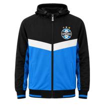 Jaqueta Grêmio Trilobal Tricolor - Masculino Tamanho:PCor:Azul/Preto Jaqueta Grêmio Trilobal Tricolor - Masculino Tamanho:PCor:Azul/Preto