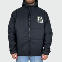 Jaqueta Grizzly Midfield Nylon Preto Jaqueta Grizzly Midfield Nylon Preto