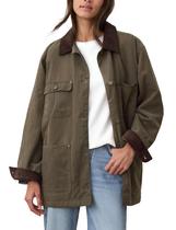 Jaqueta GTLIAE Barn para mulheres 2025 Fall Oversize Utility