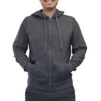 Jaqueta Hering Masculina Moletom Com Capúz Algodão Chumbo 04RJMD307S