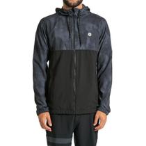 Jaqueta Hurley Windbreaker Acid Masculina Preto