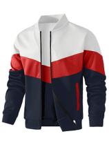 Jaqueta HYPESTFIT leve Varsity para homens, primavera e outono Jaqueta HYPESTFIT leve Varsity para homens, primavera e outono