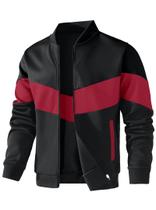 Jaqueta HYPESTFIT leve Varsity para homens, primavera e outono Jaqueta HYPESTFIT leve Varsity para homens, primavera e outono