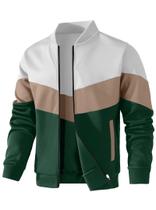 Jaqueta HYPESTFIT leve Varsity para homens, primavera e outono Jaqueta HYPESTFIT leve Varsity para homens, primavera e outono