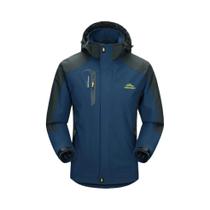 Jaqueta Impermeável Masculina Para Caminhadas Preta TRVLWEGO Camping Esportes Ao Ar Livre Escalada