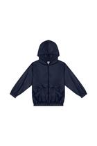 Jaqueta Infantil Corta Vento Tecido Impermeavel Boca Grande Cor:Azul MarinhoTamanho:10