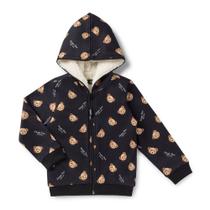 Jaqueta Infantil Dame Dos Estampa Ursos C/ Pêlos Interior C/ Capuz Masculino REF6680