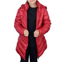 Jaqueta Infantil Feminina Facinelli Pixe Love Peluciada Vermelha - 840030