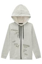 Jaqueta Infantil Juvenil Johnny Fox Moletom 3 Cabos C/ Capuz Discovering Masculino REF63667