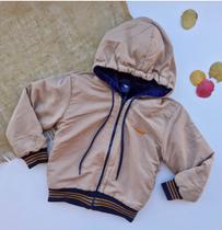 Jaqueta Infantil Juvenil Menino Biogás Junior Inverno com Capuz e Zíper