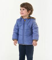 Jaqueta Infantil Masculina Com Capuz Trick Nick Azul