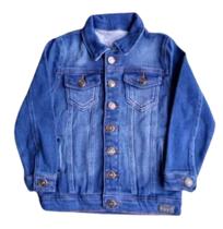 Jaqueta Infantil Masculina Moletom Jeans Dmenor