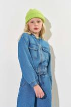 Jaqueta Infantil Menina Charm Jeans CTV Jaqueta Infantil Menina Charm Jeans CTV