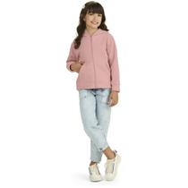 Jaqueta Infantil Menina Com Capuz Soft - Angerô
