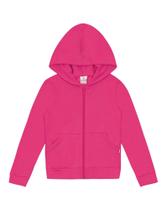 Jaqueta Infantil Menina de Moletom Pink Jaqueta Infantil Menina de Moletom Pink