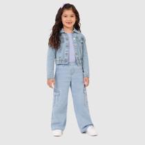 Jaqueta Infantil Menina Jeans - Malwee Jaqueta Infantil Menina Jeans - Malwee