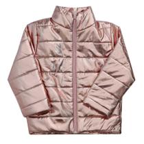 Jaqueta Infantil Menina Matelassê Foil Malta Glinny Jaqueta Infantil Menina Matelassê Foil Malta Glinny