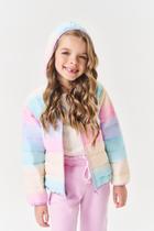 Jaqueta Infantil Menina Matelassê Lilás Mundo Cinti Jaqueta Infantil Menina Matelassê Lilás Mundo Cinti