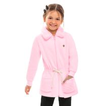 Jaqueta Infantil Menina Moleton Sherpa Rosa Pelinho Kamylus Jaqueta Infantil Menina Moleton Sherpa Rosa Pelinho Kamylus