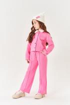 Jaqueta Infantil Menina Pelo Rosa Mundo Cinti Jaqueta Infantil Menina Pelo Rosa Mundo Cinti
