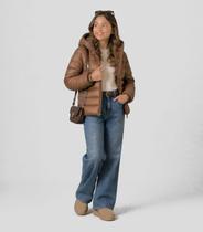 Jaqueta Infantil Menina Peluciada Sea Surf Bege