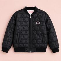 Jaqueta Infantil Menina Puffer Inverno Quentinha Premium Cor:PretoTamanho:4Y Jaqueta Infantil Menina Puffer Inverno Quentinha Premium Cor:PretoTamanho:4Y