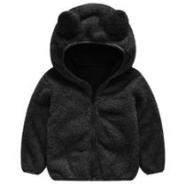 Jaqueta Infantil Menina Urso Inverno Fleece Plush Inverno