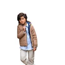 Jaqueta infantil menino acolchoada matelada ziper -dnm 33232 Jaqueta infantil menino acolchoada matelada ziper -dnm 33232