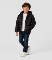 Jaqueta Infantil Menino Peluciado Sea Surf Preto