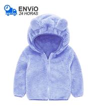 Jaqueta Infantil Menino Urso Inverno Fleece Plush Inverno