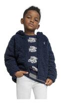 Jaqueta Infantil Menino Urso Inverno Fleece Plush Inverno